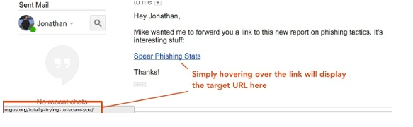 phishing dodgy link